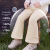 JELLYBABY Girls' French Style Bowknot Flare Leg Pants