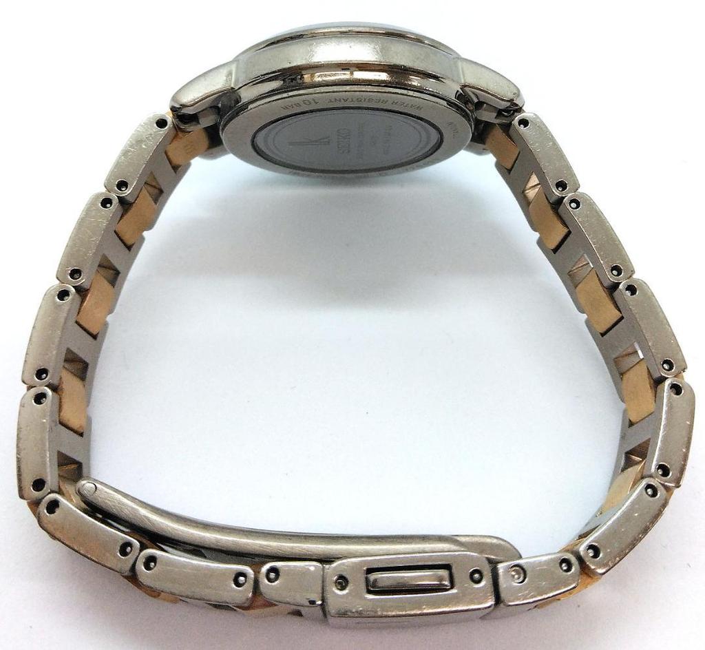 [USED] Pre-owned Seiko Lucia Watch with White Dial and Solar Battery (50045)