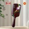 Массажная расческа из сандалового дерева - Портативная деревянная расческа для ухода за кожей головы и меридианами, с выгравированным логотипом, идеальный подарок для здоровья