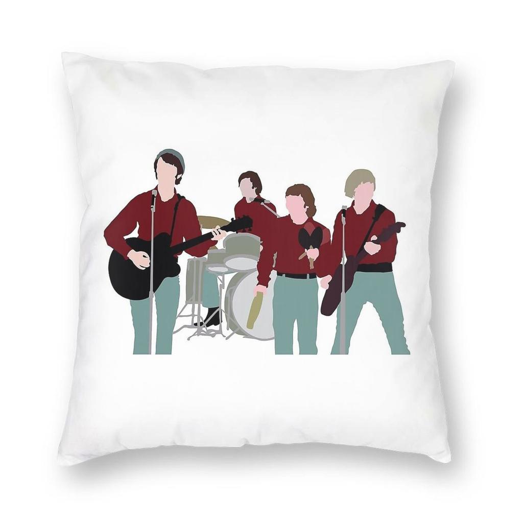 The Monkees Band Pillowcase Polyester Linen Velvet Creative Zip Decorative Throw Pillow Case Home Cushion Cover Wholesale
