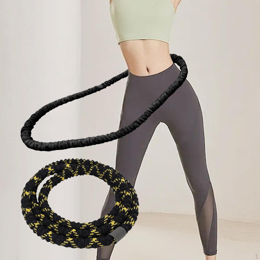 Weighted Soft Spring Hoop,Portable Entertainment Fitness Circle Foldable Hoop Exercise for