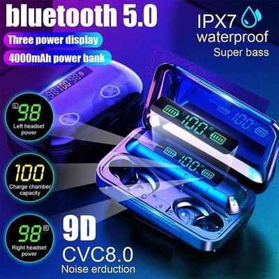 2024 НОВЫЕ оригинальные беспроводные наушники TWS Bluetooth 5.0 U-типа наушники с шумоподавлением 9D стерео с цифровым дисплеем зарядный чехол