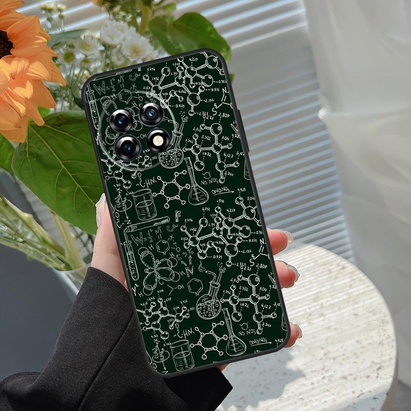 Наука Химия Чехол с Кофеином Для OnePlus Nord 5 CE 2 3 4 Lite N20 N30 OnePlus 13T 13R 15 13 12 11 10 10T 8T 15R Чехол