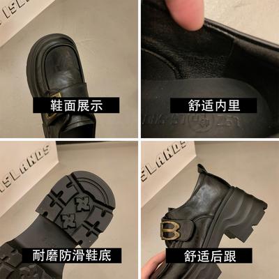 Ретро элегантные британские одинарные туфли женские весенне-осенние новые модные универсальные удобные износостойкие лоферы тренд маленькие кожаные туфли