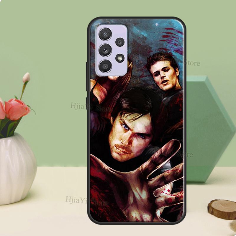 Чехол Дневники Вампира Для Samsung A54 A34 A24 A14 A51 A71 A12 A22 A32 A52 A72 A73 A33 A53 A13 Задняя Крышка