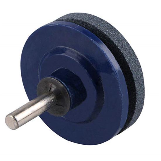 1Pc Lawn Mower Power Drill Knife Blade Scissors Sharpener Head Grinding Tool