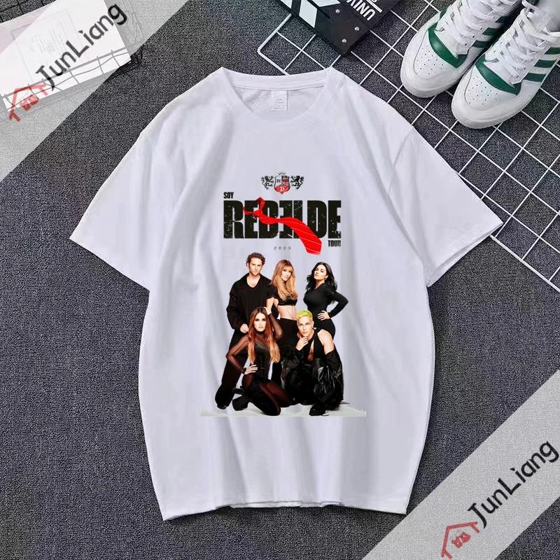Happy Fashion Tshirt La Line Mens and Womens Style Street Tshirt Crewneck Casual Top Fashion Street Camisetas