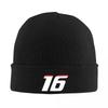 Leclerc 16 F1 Warm Knitted Cap Fashion Bonnet Hat Autumn Winter Outdoor Beanies Hats for Men Women Adult