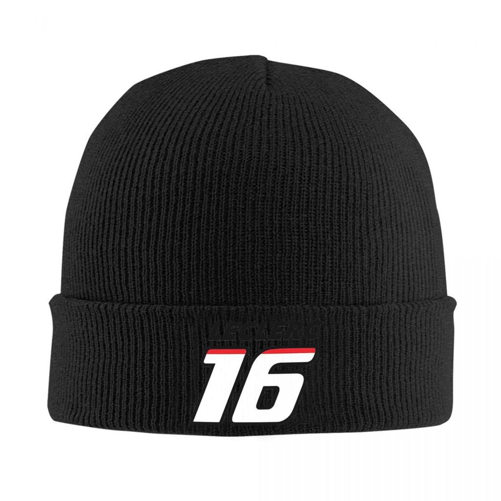 Leclerc 16 F1 Warm Knitted Cap Fashion Bonnet Hat Autumn Winter Outdoor Beanies Hats for Men Women Adult