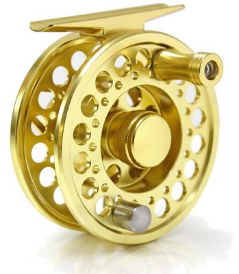 Катушка для нахлыста Akisco Air Light с чехлом для лапки катушки Gold ARA-4D #8