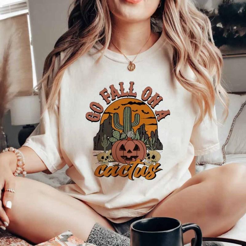 Хэллоуин футболка женская одежда письмо женская мода мультфильм с коротким рукавом Хэллоуин тыква принт повседневная универсальная мода