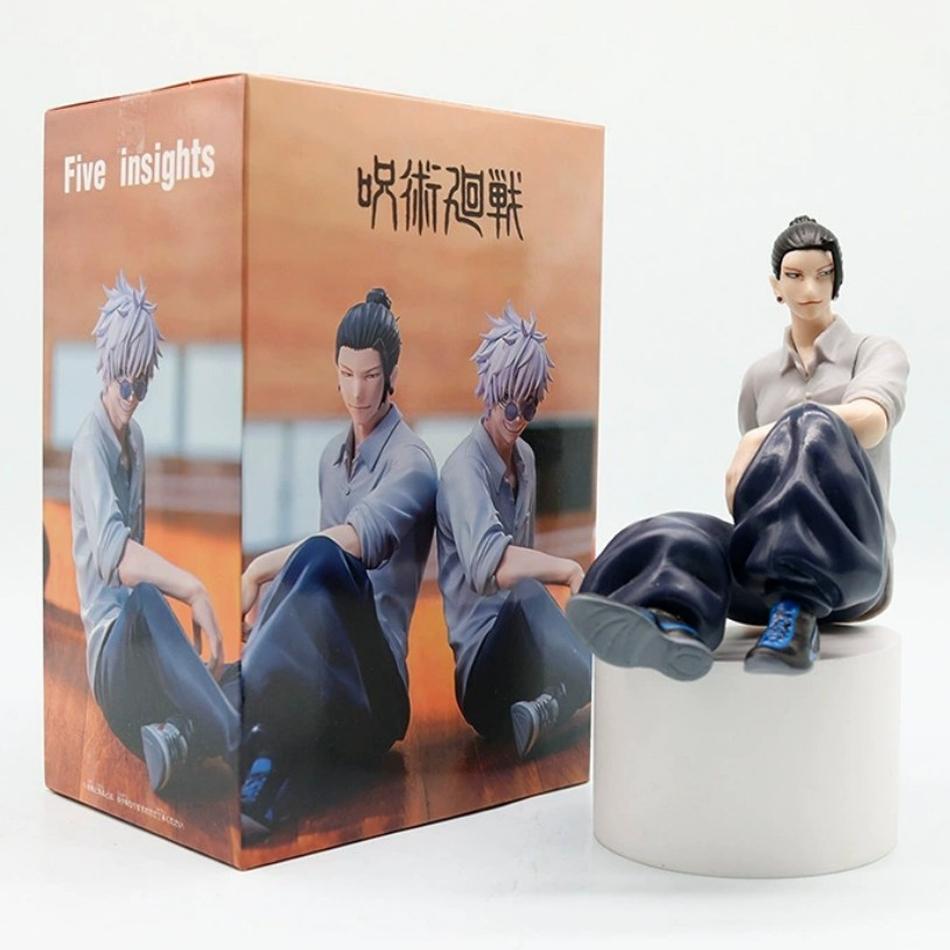 In Stock Jujutsu Kaisen 10cm Gojo Satoru Geto Suguru Action Figure PVC Kawaii Toys Dolls Anime Birthday Gift