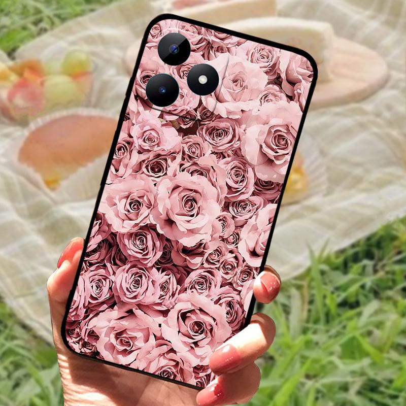 Чехол для Realme Note 50 Модный Крутой Мягкий Силиконовый Чехол для Телефона Narzo N53 Защитные Fundas для OPPO Realme C51 4G C53 ТПУ Бампер