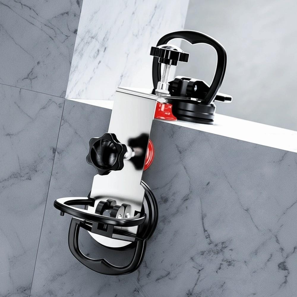 90 Degree Floor Gap Fixer Suction Cup Floor Gap Alignment 90 Degree Steel Seams Setter Heavy Duty Alignment Tool Floor Clamp