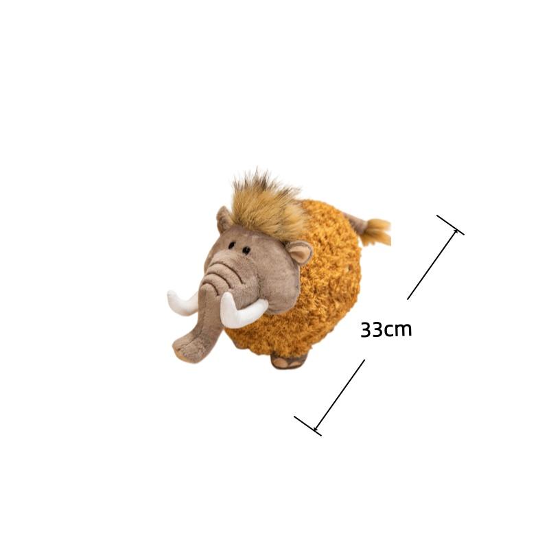Elephant Plush Toy Simulated Mammoth Squishy Stuffed Doll Adorably Room/Desktop Decor Toy Accompany Sleep Toy Birthday Gift