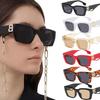 Аксессуары Солнцезащитные очки в квадратной оправе с небольшой оправой Персонализированные солнцезащитные очки Полые солнцезащитные очки