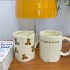 301-400 мл Завтрак Напиток Кофе Чай Молоко Чашки Узор Плюшевый Медведь Большие Керамические Кружки Офисная Кухня Посуда Посуда Для Питья Подарки