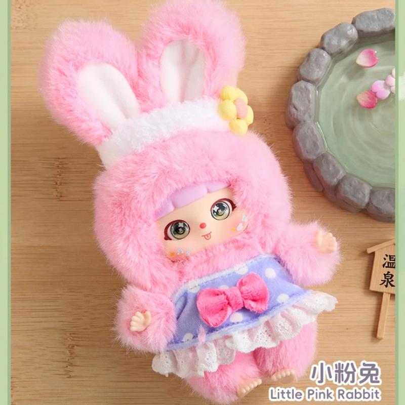 Kitten Holiday Hot Spring Series Plush Blind Box Mystery Surprise Cute Doll Pendant Soft Plush Toy Gift For Girls