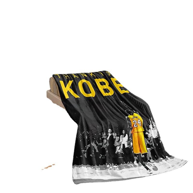 Basketball Star Series Double-Sided Flannel 3D Digital Printing Blanket Blanket