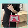 Chic Bowknot Handbag For Women Trendy Summer Crossbody Bag With Soft Pu Leather