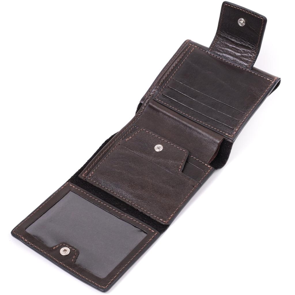 Luxury Wallet with Many Compartments Made of High-quality Genuine Leather GRANDE PELLE Wallet 22574 Brown