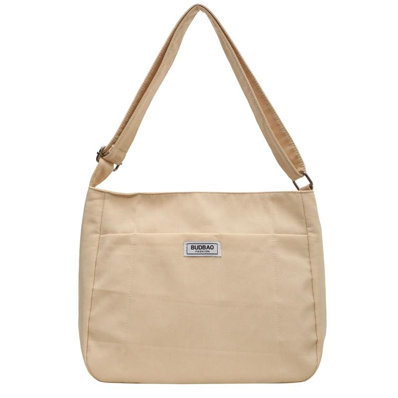 Сумка через плечо большой емкости, женская однотонная большая сумка, сумка через плечо для студентов