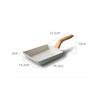 Dianjiang Non-Stick Frying Pan, Tamagoyaki Pan, Flat-Bottom Frying Pan, Thick Egg Pan, Steak Pan