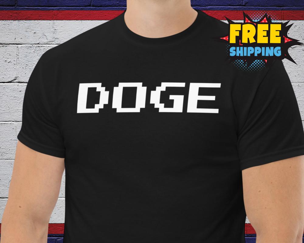Смешная футболка DOGE Футболка с Элоном Маском Департамент государственной эффективности Трамп Вэнс Унисекс футболка