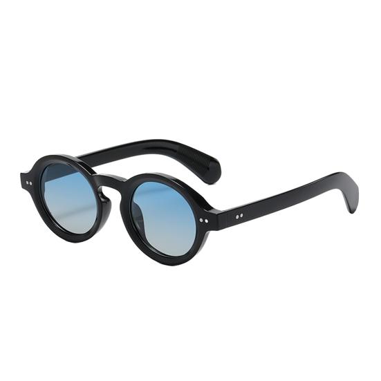 Поляризованные солнцезащитные очки с защитой от ультрафиолета в стиле ретро 90-х годов, ветрозащитные очки унисекс с круглыми линзами, блокирующие солнечный свет, пляжные очки для отдыха на природе