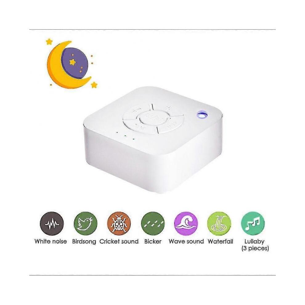 White Noise Machine Usb Rechargeable Timed Shutdown Sleep Sound Machine Sleeping & Relaxation Musical sleep instrument