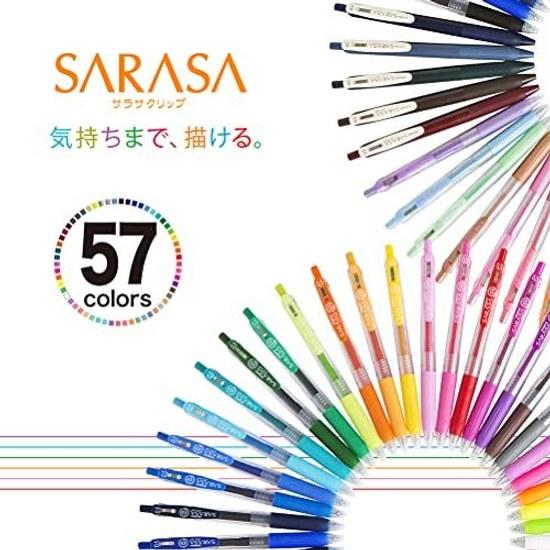 Гелевая шариковая ручка Zebra Sarasa Clip 0.5 Черный 5 штук P-JJ15-BK5