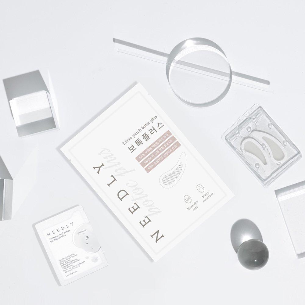 NEEDLY Пластырь от морщин Botox Plus Full Kit - набор из 12 микропластырей + набор ампул