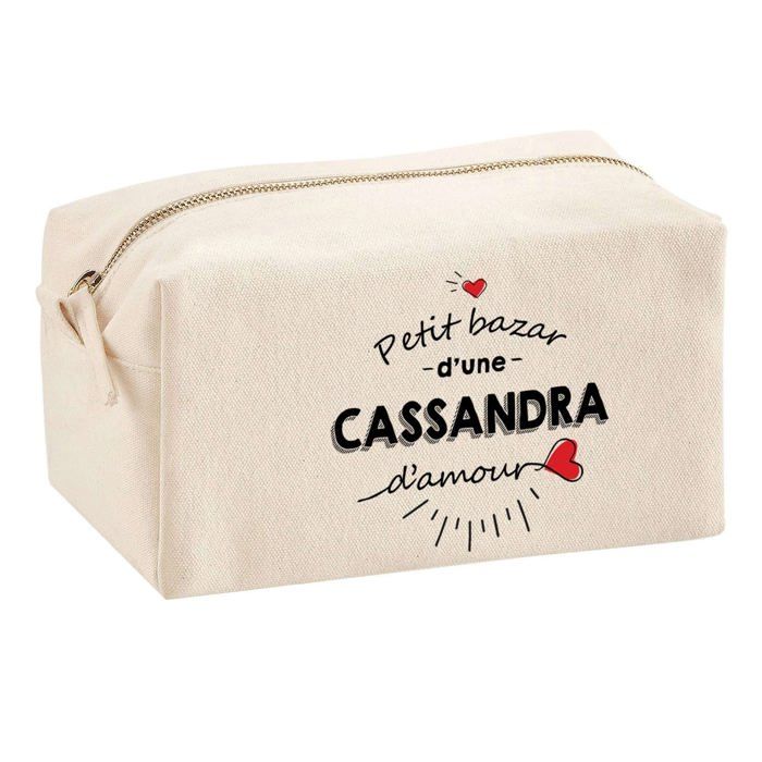 Trousse multifonction Bazar d'une Cassandra d'amour Cadeau Anniversaire Idée Personnalisé | Trousse Scolaire Fournitures Bureau