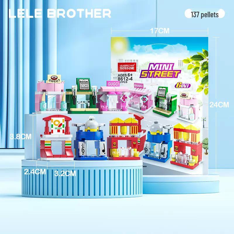 Совместимые с Lego маленькие строительные блоки: Образовательный военный набор «Танк и замок» для мальчиков и девочек