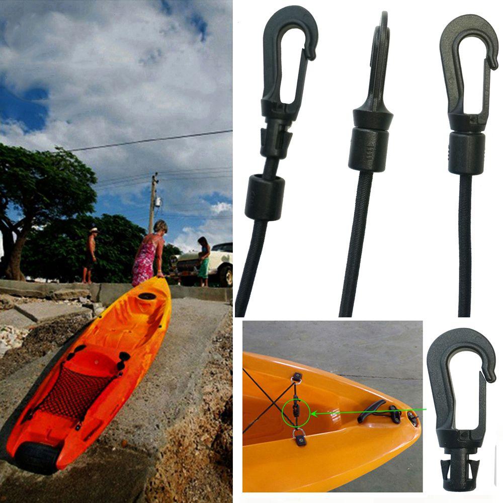 Boat Kayak Accessories Elastic Ropes Buckles Rope Buckle Clothesline Straps Hooks Camping Tent Hook