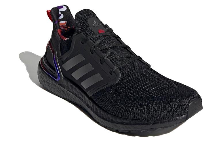 Men's Sneakers adidas Ultra Boost 20 Chinese New Year Core Black/Gold Metallic/Collegiate Purple