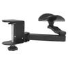 Clamp On Adjustable Arm Rest Support Extender for Desk Armrest Pad 360 Degree Rotating Elbow Rest Holder Steel