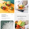 Stackable Vegetable Washing Basket Double-Layer Fruit Basin Practical Drain Basket  Kitchen