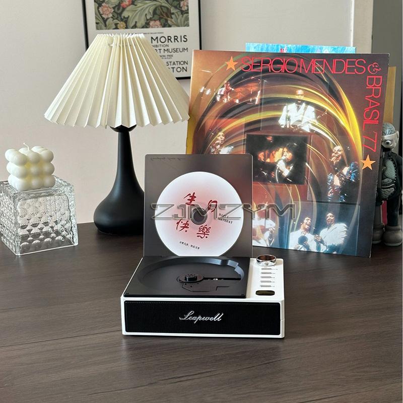 Portable CD Player Wireless Bluetooth Speakers FM Radio Music Album Player Home CD Machine With Screen, Rechargeable