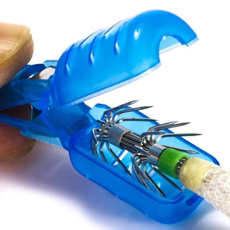 10 Pcs Lightweight And Durable Treble Hook Cover Bright Color Wooden Shrimp Squid Hook Cover Fish Hook Protection Cover Fishing