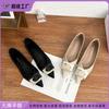 2025 Single Shoes Women Wear High-end Work Shoes Women's Professional Temperament Women's Shoes Soft Soles Are Not Tired Feet Black Shoes