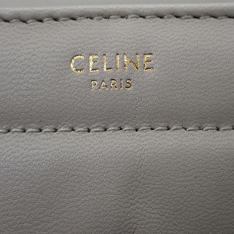 CELINE  111273EPZ.02TR Shoulder Bag Ivory Goat leather Women