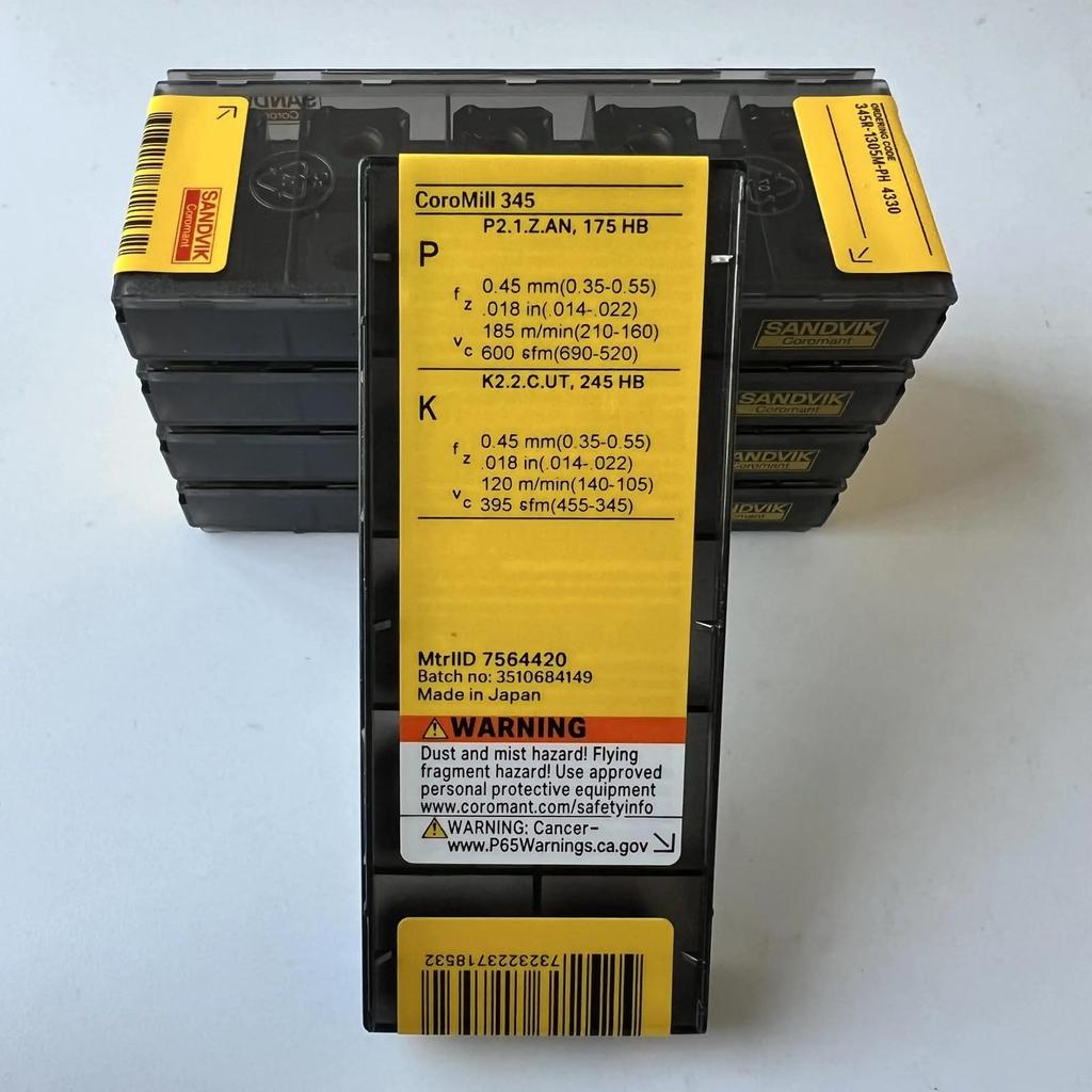 Оригинальный Sandvik / 345R-1305M-PH 4330 / Твердосплавная пластина для токарного станка с ЧПУ 10 шт.