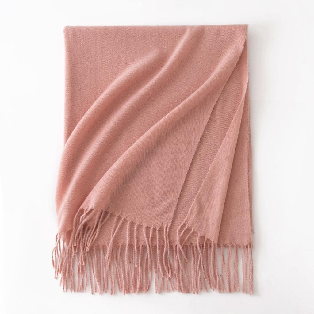 Cashmere Feel Scarf Autumn and Winter Korean Imitation Cashmere Girls High End Shawl Warm Scarf