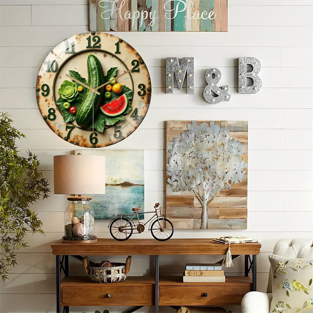 30x30cm Round Wall Clock Shipped in Strong, Retail-Ready Packaging for
