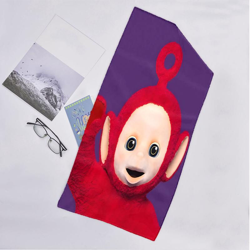 Teletubbies Fashion Beach Towel: Ideal for Summer Adventures Soft, absorbent and quick drying suitable for swimming and bathing