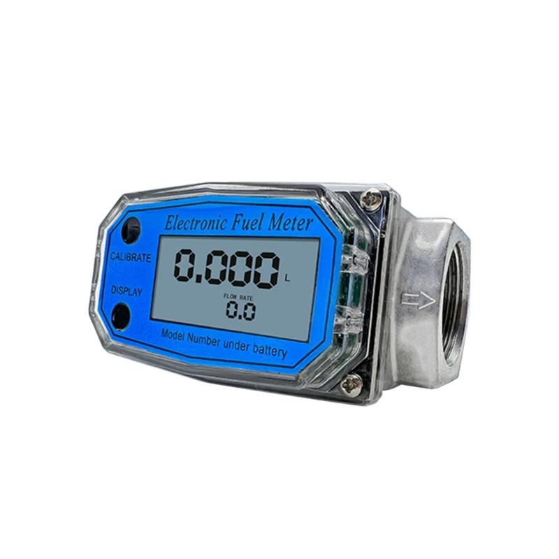 Digital Liquid Flow Meter 1in/2in/2.5in/3in Electronic Water Flow Meter Flowmeter with LCD Display A0KF