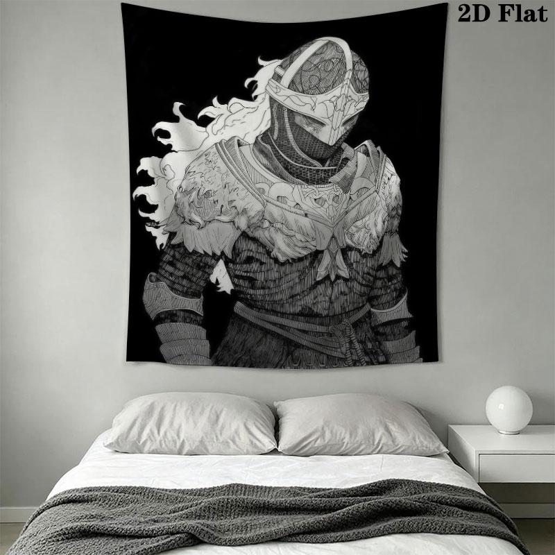 Elden Ring Woe Wall Hanging Printed Fabric Blanket Decorative Tapestries for Bedroom Living Room Home Decor