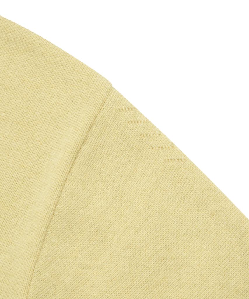COVERNAT Lambswool Round Knit Yellow