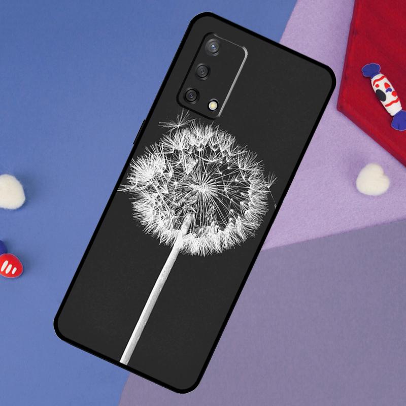 Dandelion Case For Oppo A78 A18 A38 A74 A94 A54 A58 A98 A80 A60 A40 A96 A76 A16 A15 A17 A57 A5 A6 Pro